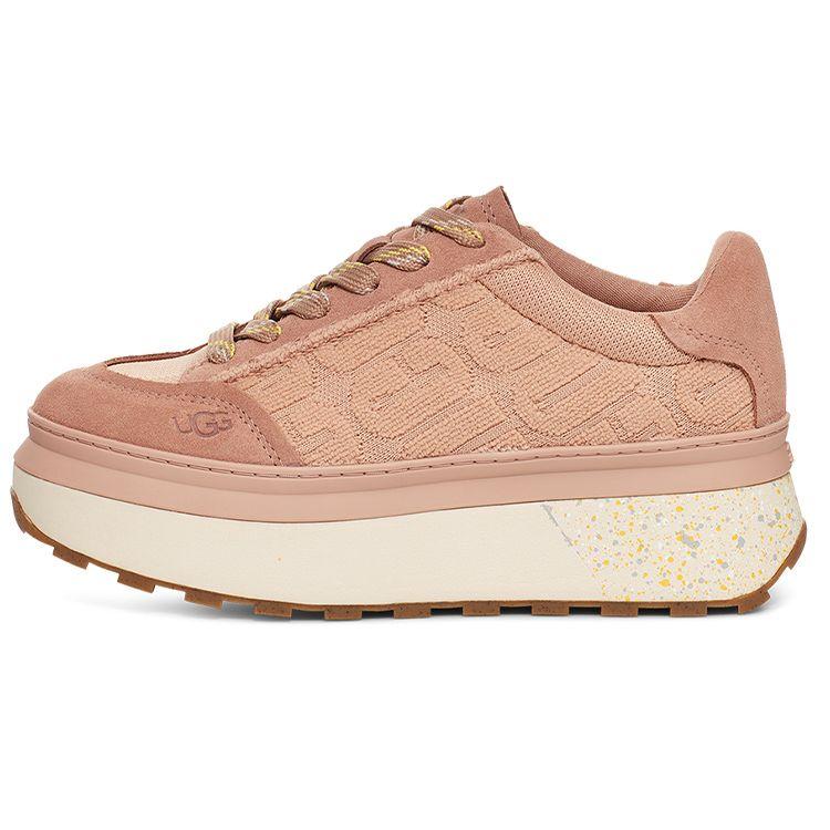 UGG Marin Lace Logo Comfortable Durable Thick Sole Shoes Women Shoes River-Valley-Brown 1125025-ARY