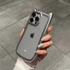 Luxury Plating Soft Silicone Cute Cat Ears Armor Bumper Case For iPhone 16 15 14 13 12 11 Pro Max Plus Shockproof Protective Cover
