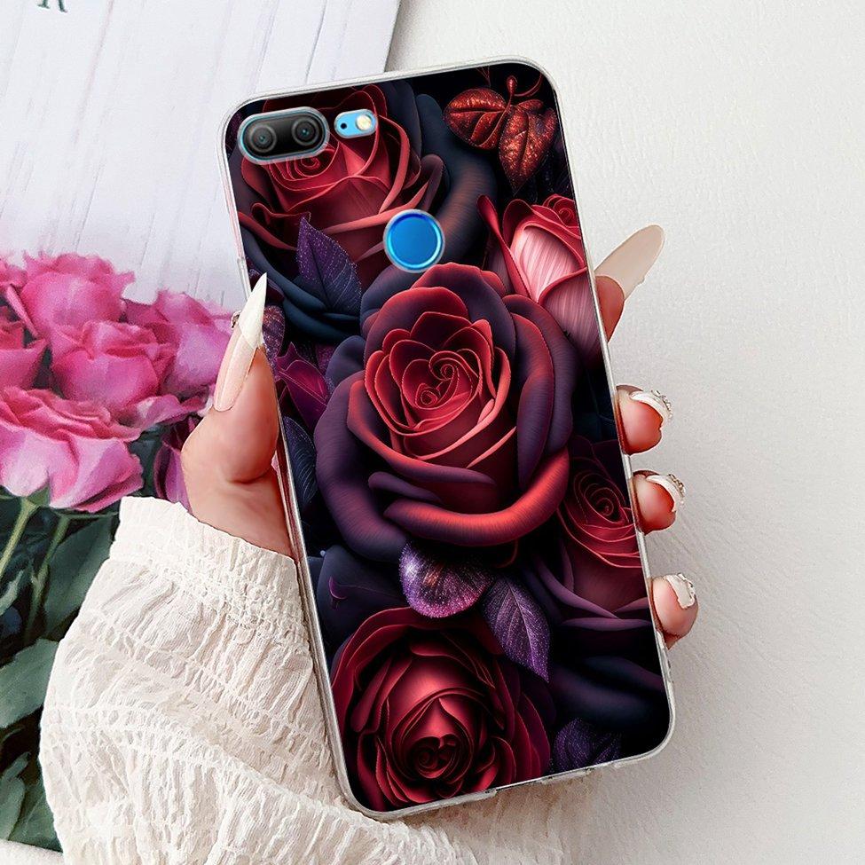 Прозрачный чехол для Honor 9 Lite Милый Кот Модные Цветы Смешная Расписная Задняя Крышка Для Чехла Телефона Honor 9Lite LLD-L21 LLD-L31 LLD-L11