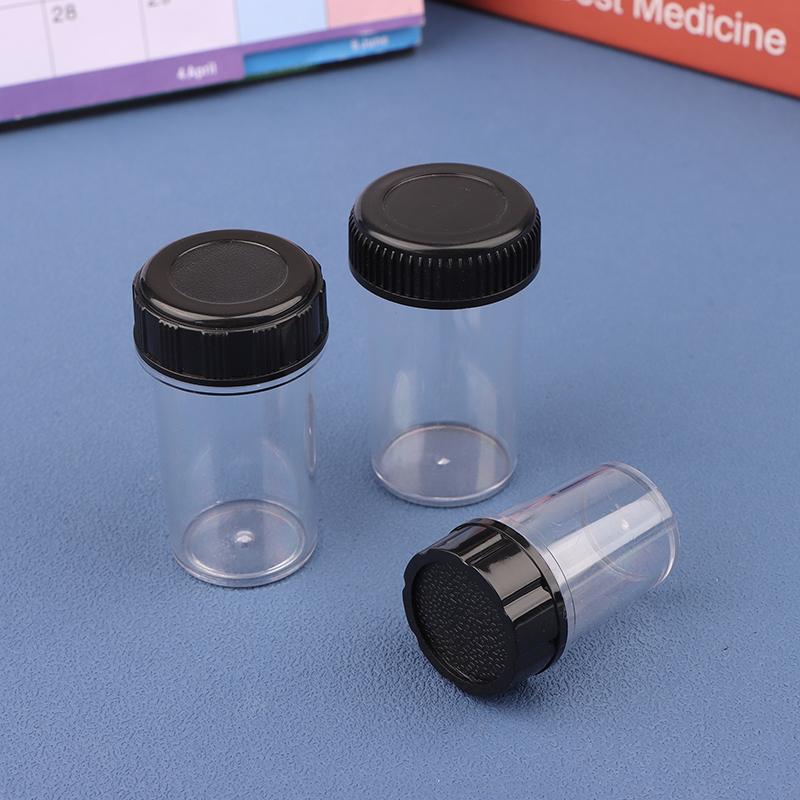 1 шт. Пластиковый контейнер-футляр для хранения объективов биологического микроскопа, пылезащитный чехол