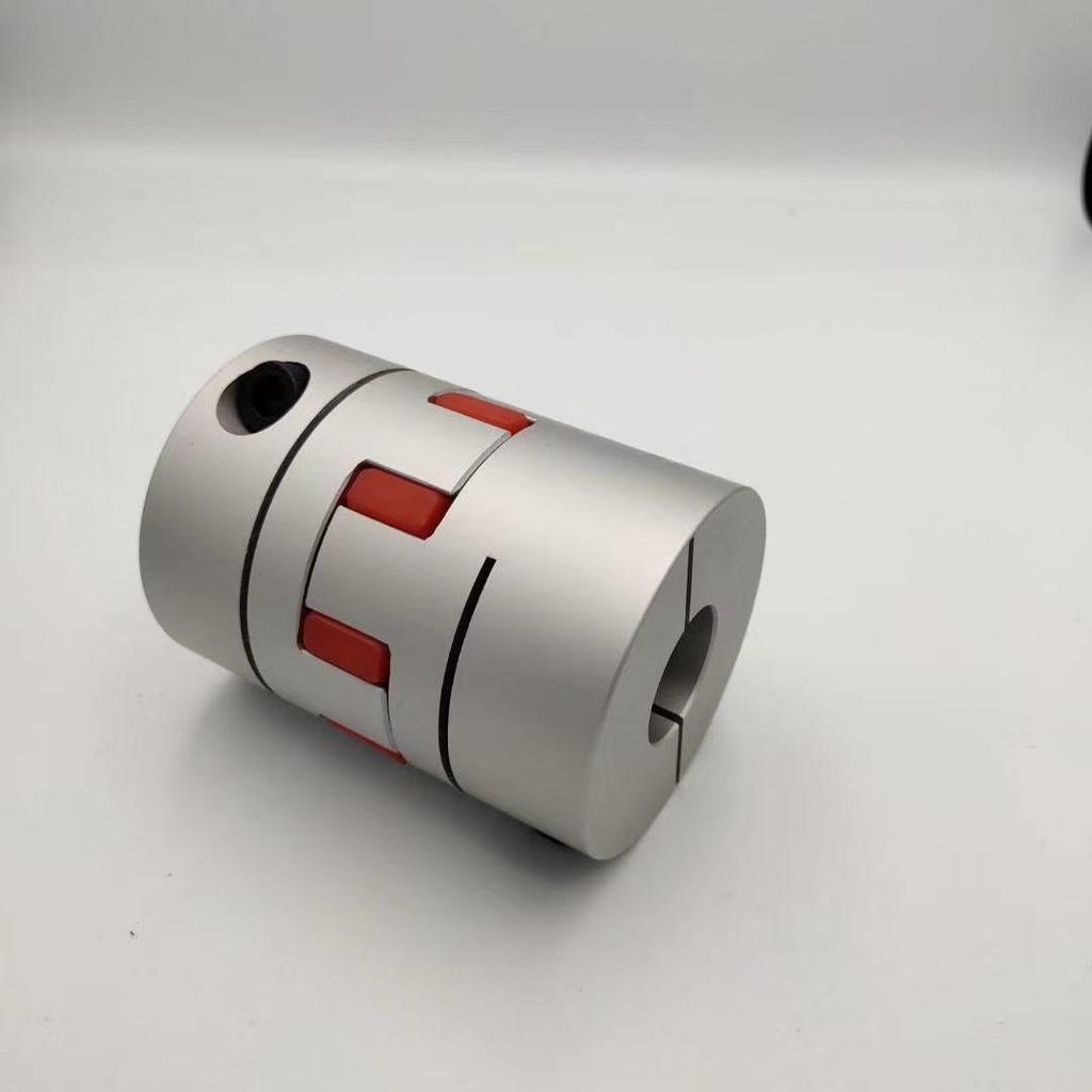 Aluminum Alloy Plum Blossom Coupling for High Precision Servo Motors, Elastic Variable Diameter with Large and Small Heads.