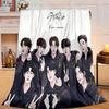 1 шт. Фланелевое одеяло K-pop группы Stray, Подарок, Подходит как для мужчин, так и для женщин, Мягкое, Идеально для кроватей и дивана, Подарок на день рождения или Рождество