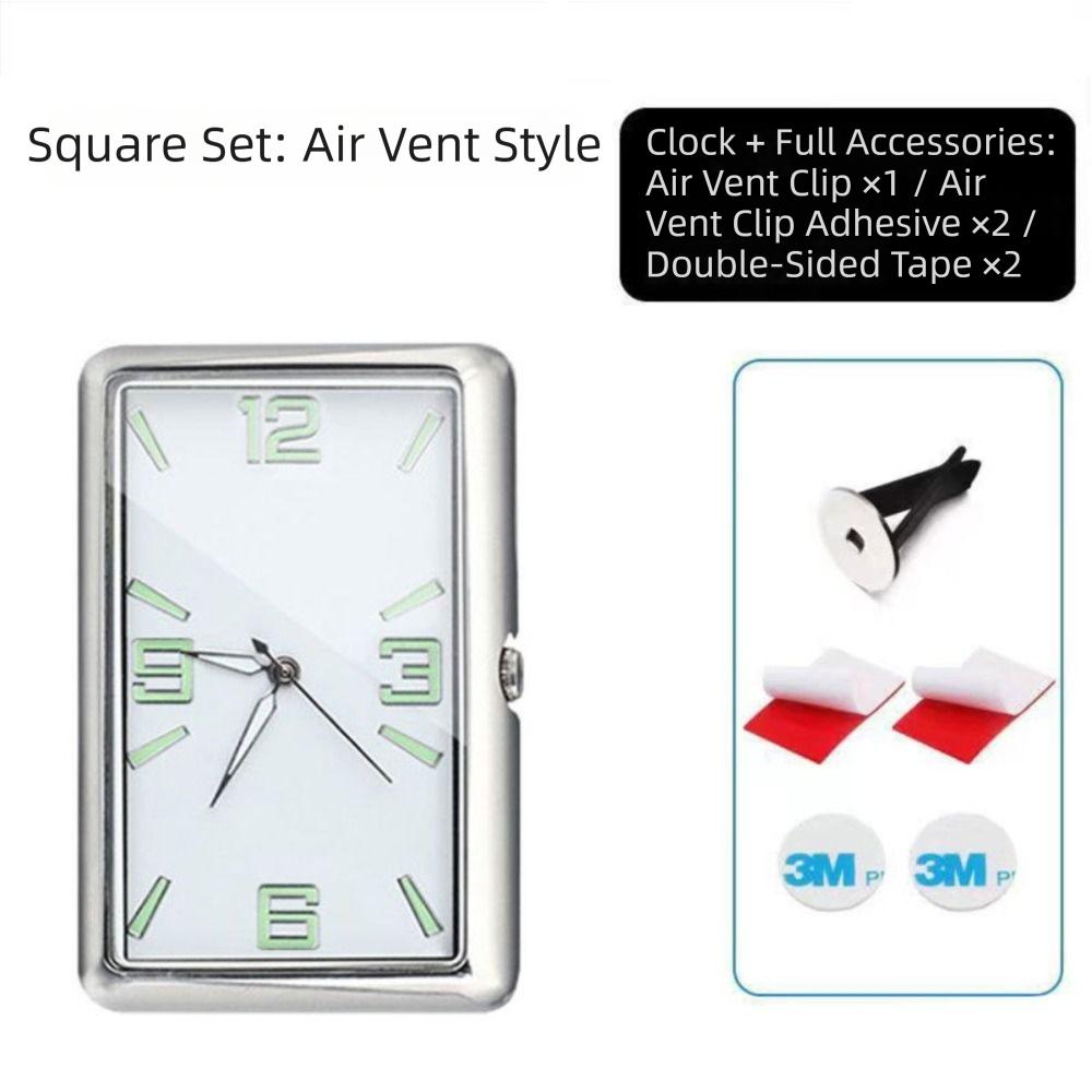 Светящаяся стрелка Часы для автомобиля Легкий дизайн Кварцевые аналоговые часы Автомобильные кварцевые часы Интерьер автомобиля