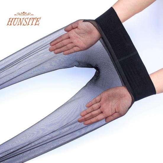 Колготки Прозрачные чулки Женские бесшовные колготки Ультратонкие нейлоновые колготки Сплошной цвет Гладкие прозрачные чулки Женские колготки с низкой талией