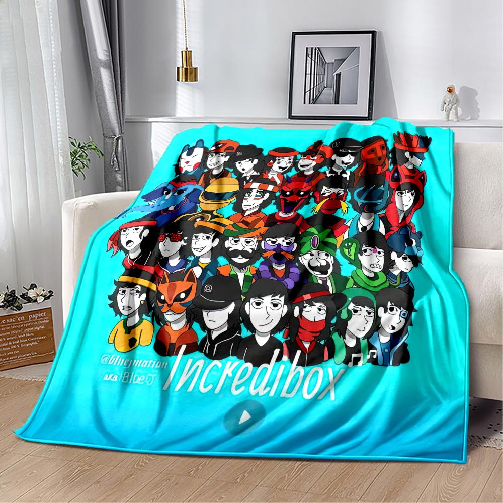 Incredibox Blanket Ultra-Soft Perfect for Livingroom Sofa Picnics Four Seasons Universal Stylish Decor Ideal Gift for Friends Family Couples Picnic