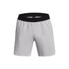 UA Peak Woven Shorts Solid Loose Fit Elastic Waist Casual Shorts Men Shorts Gray 1376782-014