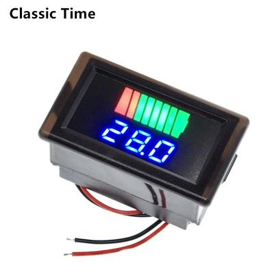 Индикатор уровня заряда автомобильного аккумулятора, постоянный ток 12 В, 24 В, 36 В, 48 В, 60 В, 72 В, измеритель емкости литиевой батареи, тестер, дисплей, светодиодный тестер, вольтметр