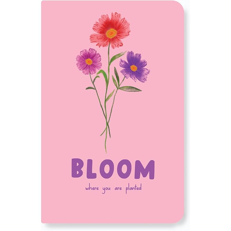 Factor Notes Notebook: 90 Gsm, B6, Ruled, 112 Pages Journal Diary (Bloom Planted)