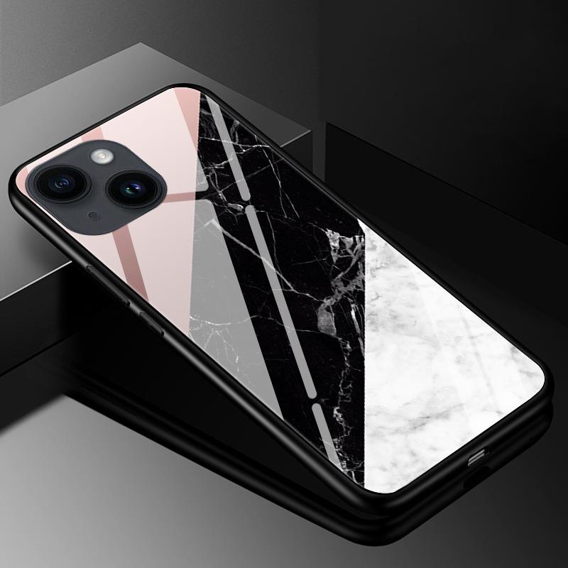 Закаленное Стекло Чехол для iPhone 13 14 Pro Max Чехол Жесткий Чехол для iphone 14pro 11 13 12 11 Pro Max 14 Plus Чехол для Телефона ТПУ Бампер