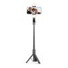Tech-Protect L05S Bluetooth Selfie Stick Tripod & Led Light Black