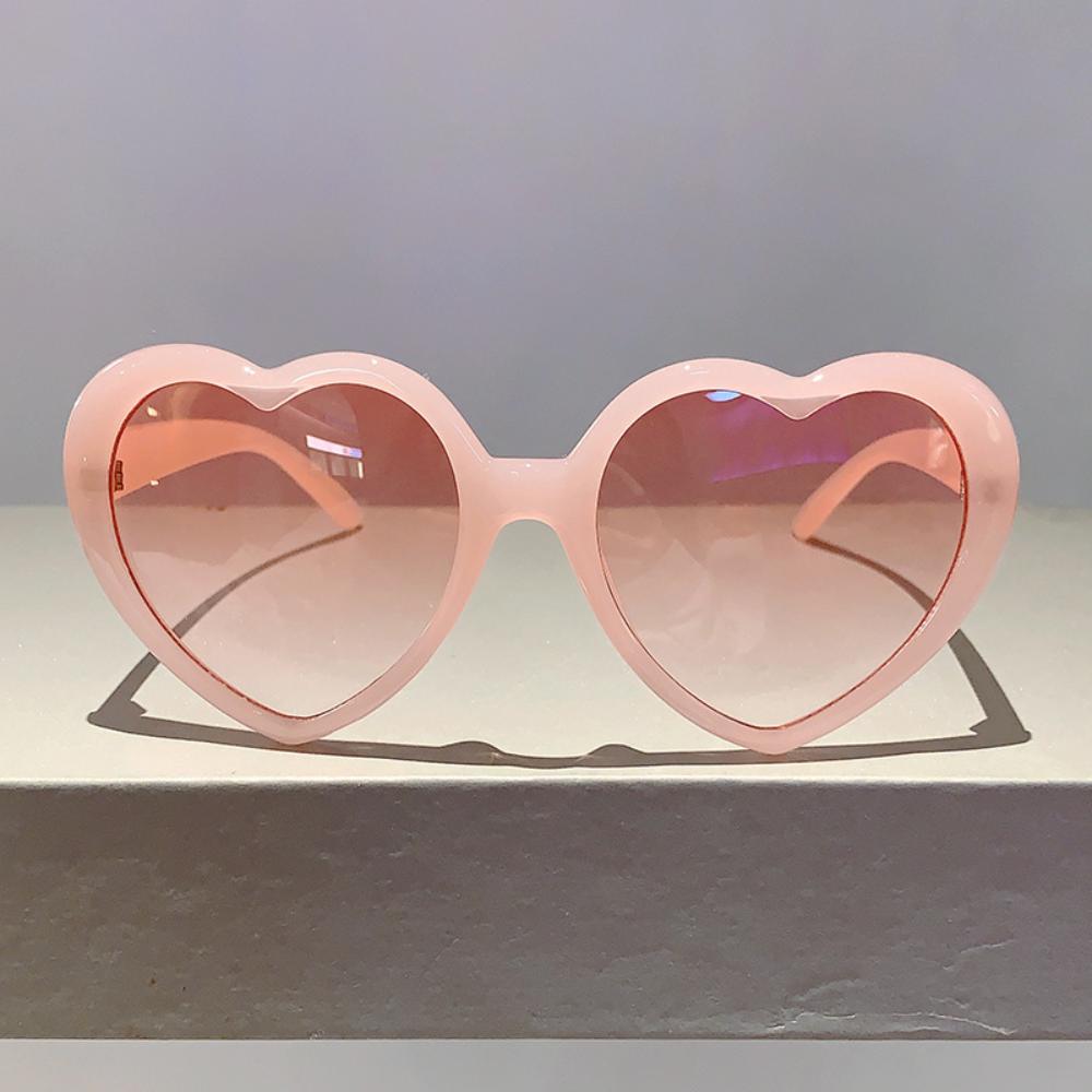 UV400 Glasses  Design Retro Shades Women's Eyewear Gradient Heart Sunglasses For Summer Outdoor Women