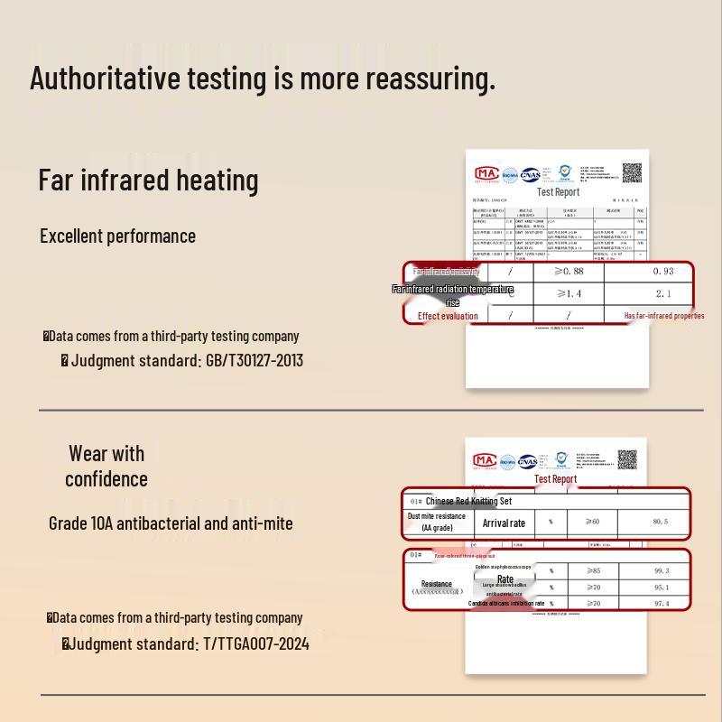 Мужской термокомплект из кашемира и тенселя MaoRen - Красный на год Бэн Минг