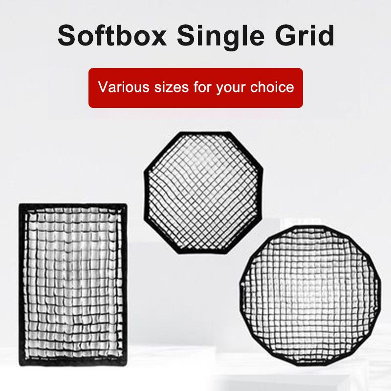 Origi Honeycomb Grid For Octagon Square Rectangle Hexadecagon Deep Softbox 30* 40 50*70 55 60 65 80 22*90 95 80*120 140 35*160cm