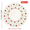 Strawberry printed thermal insulation mat, dining table mat, anti-scalding household pot bowl mat, desktop coaster, plate mat, placemat.