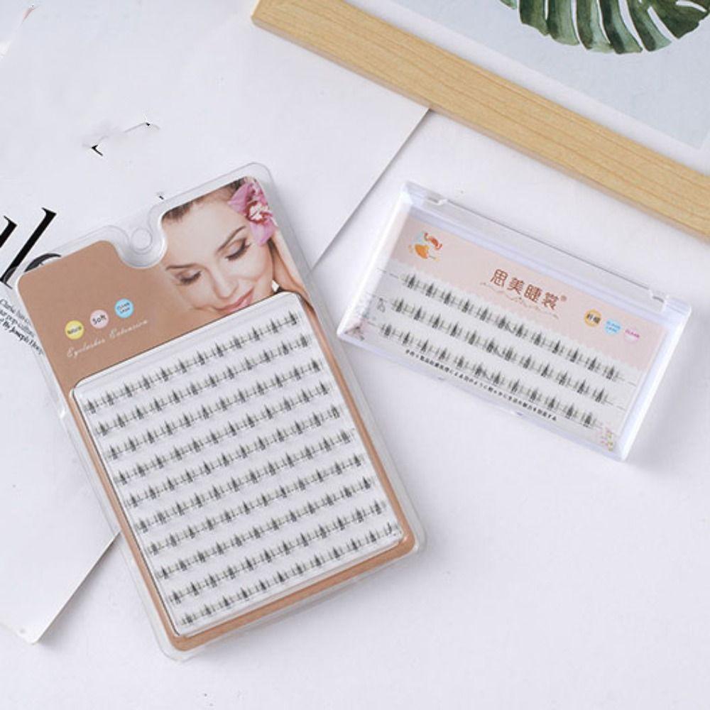 Makeup Fluffy False Eyelashes Dense Segmented Eyelashes Bundles  Beauty