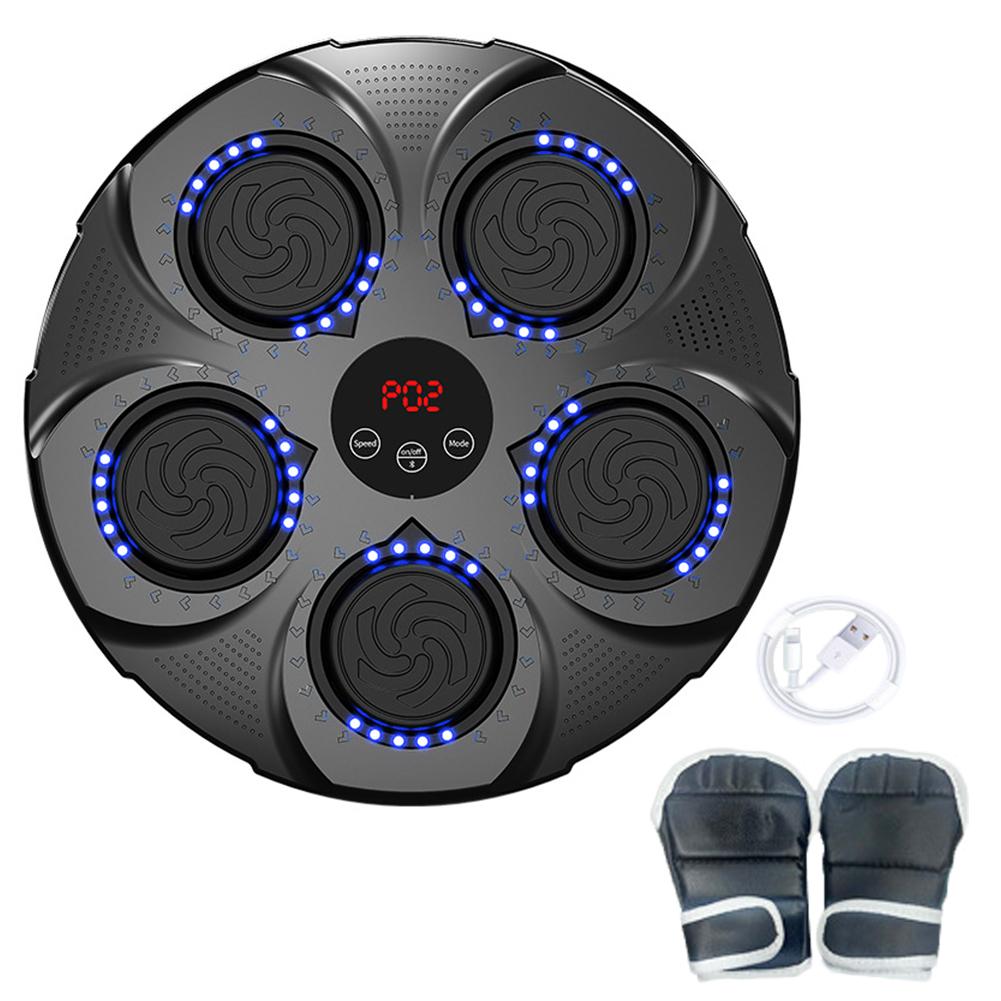 New Music Boxing Machine Boxing Training Punching Equipment BT Link Wall Mounted Boxing Wall Target for Kids Adults Exercise