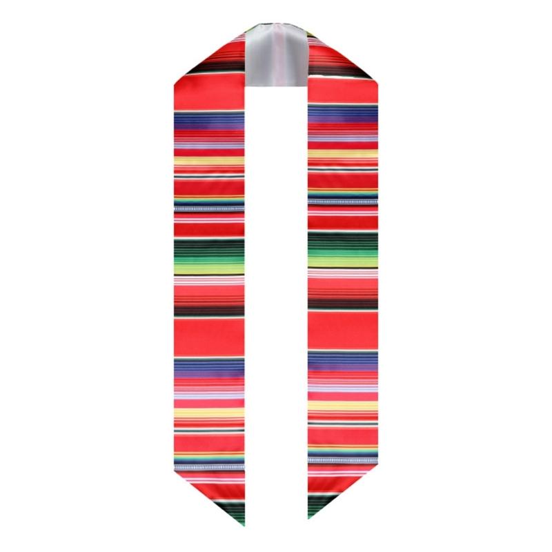 Graduation Honor Stole 71/67inch Length Graduation Sash Choral Stoles Mexicos Sash for Graduation 2024 Ceremony Sash