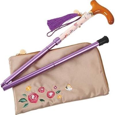 Легкая складная трость для ходьбы Bonbon Walking Stick KISS MY LIFE Stick, Безопасная, Женская (Веселый Фиолетовый) (kml130101a)