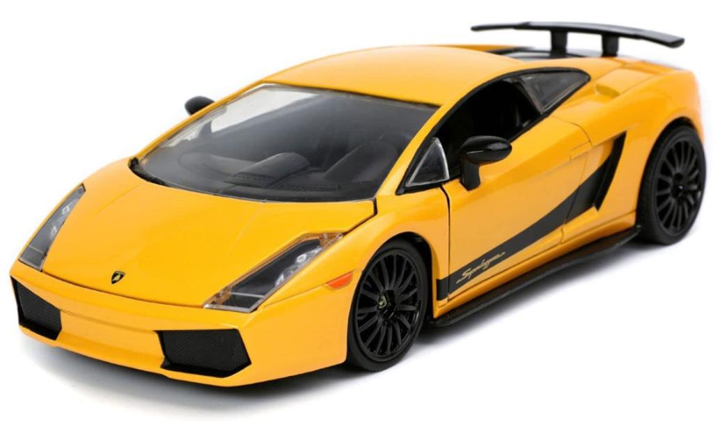 JADATOYS Fast and Furious Diecast Car LAMBORGHINI GALLARDO SUPERLEGGERA 1/24