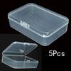 Keeper Plastic Box Transparent Crafts Neads Organizer Clear Case ID Card