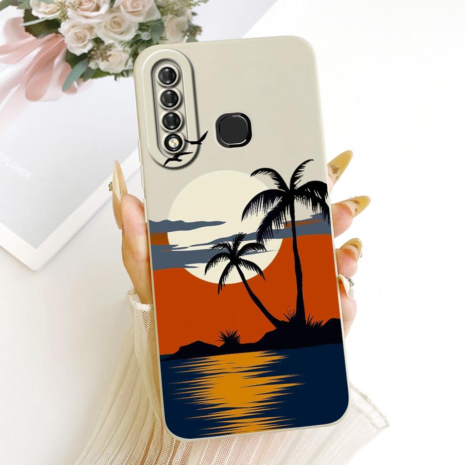 For Infinix Hot S4 Case Luxury Love Heart Buttefly Candy Painted Cover Soft TPU Matte Phone Case For Infinix Hot S4 HotS4 Fundas