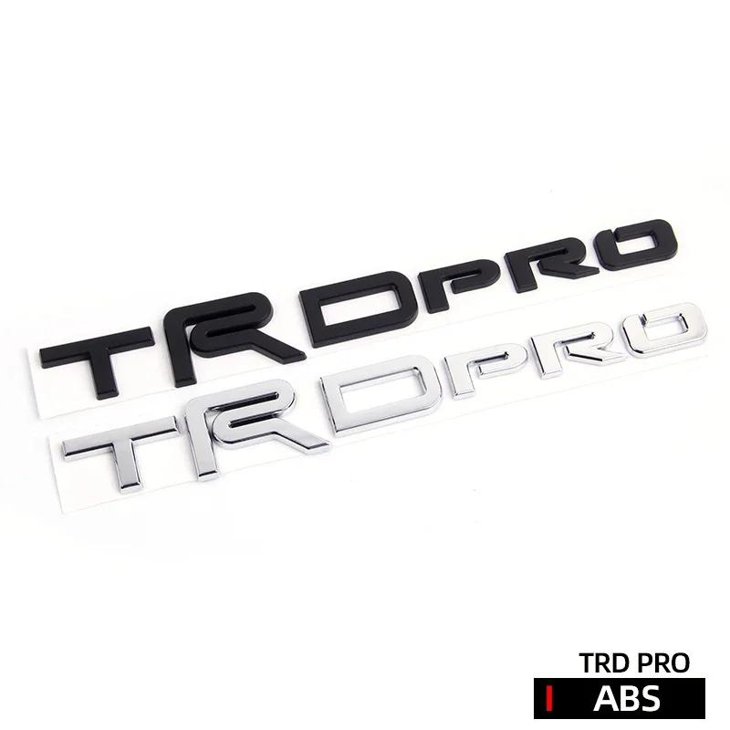 3D ABS Car trunk sticker decal TRDPRO logo for toyota TRD Yaris Camry Tantu Prado Lande kuluze RAV4 car repack accessory