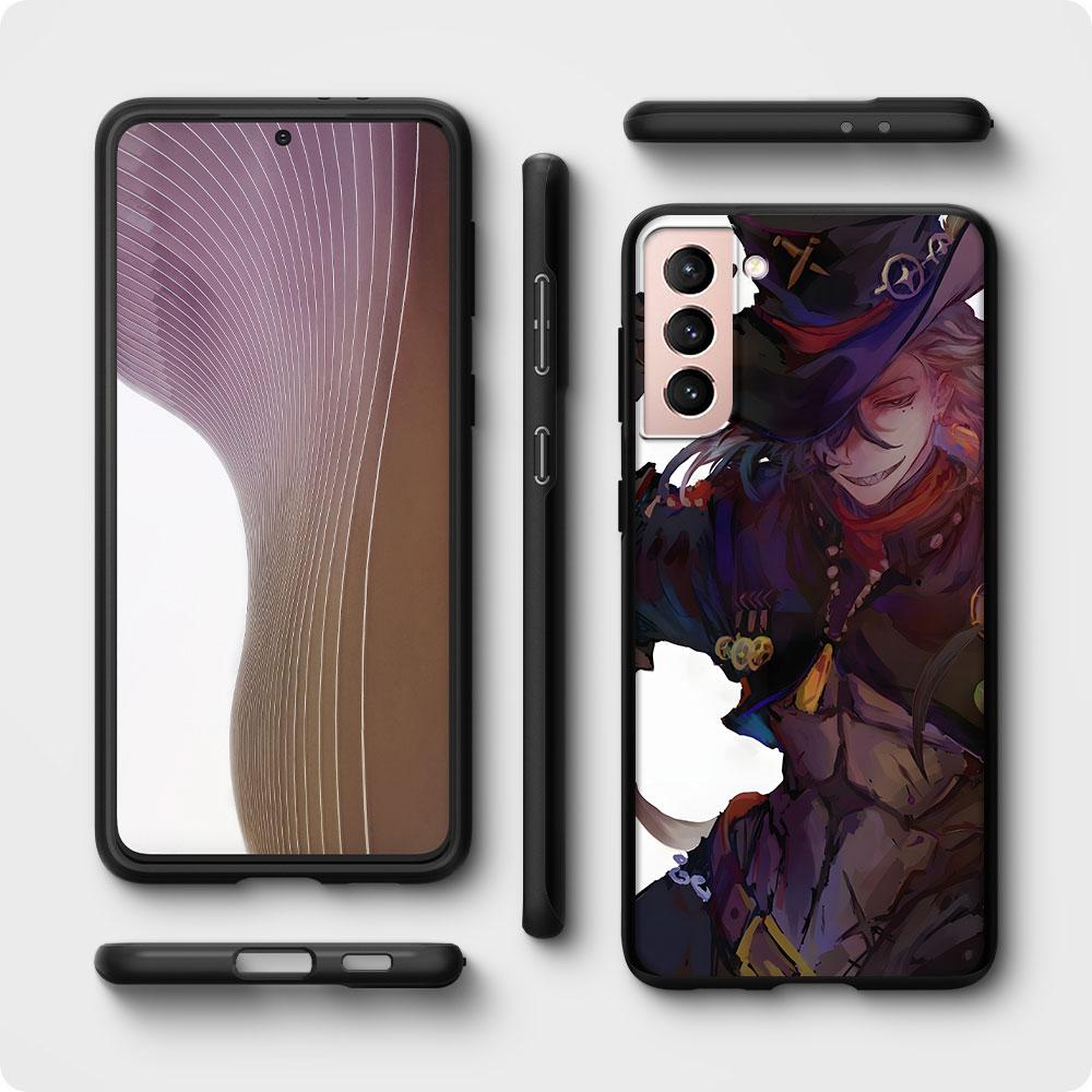 Чехол-бампер для Samsung Galaxy S23 S10e S10 S21 FE S22 S9 S24 Ultra S20 Plus, мягкий черный, с изображением Рейнджер Бутхилл из Star Rail
