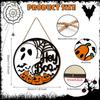 Front Door Sign Cute Ghost Pumpkin Wreaths Spider Web Round Halloween Wreath Decorations For Home Mantle Living Room Entryway