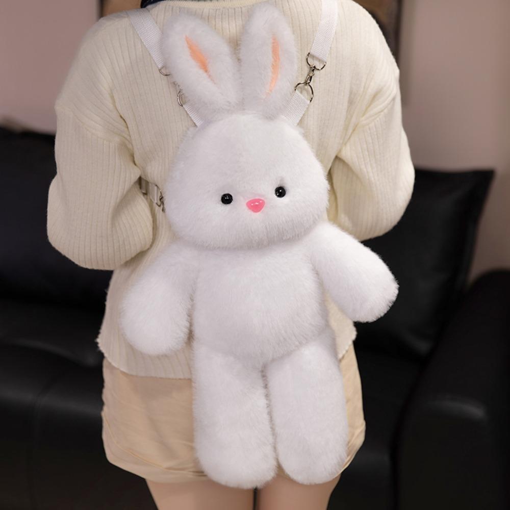 Animal Animal Stuffed Doll Bag Cat Rabbit Plush Schoolbag  Children Gift