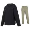 Теплая толстовка на молнии с капюшоном Удобные вязаные длинные брюки Повседневный спортивный костюм Мужские комплекты 24600408-001+24600705-203