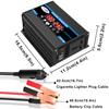 Автомобильный инвертор DC12V в AC220V: Модифицированная синусоида, Светодиодный дисплей, Двойная быстрая зарядка USB, Совместимость с солнечными панелями