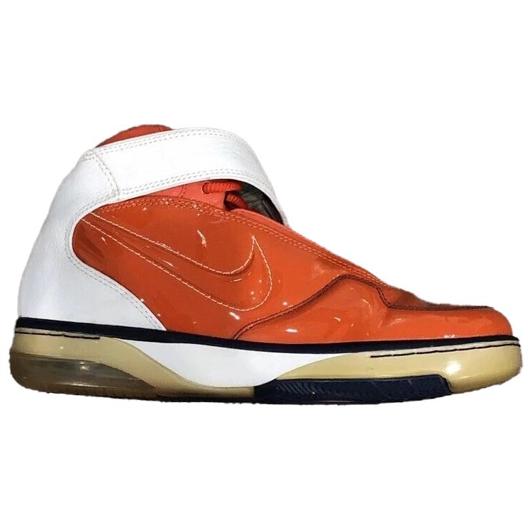 Nike AIR FORCE 25 Устойчивые к истиранию Высокие Баскетбольные Кроссовки Унисекс Оранжевые 316881-841