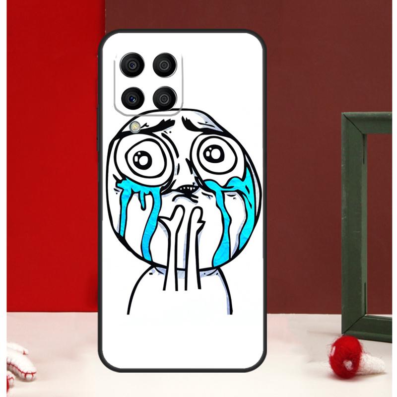 Чехол-мем Troll Face для Samsung Galaxy M31 M11 M21 M14 M34 M54 M12 M32 M52 M15 M13 M16 M36 M56 M53 M35 M55