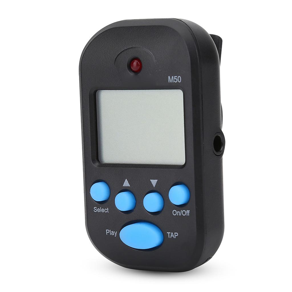 Mini Digital Beat Tap M50 Tempo Metronome Clip Musical Instruments