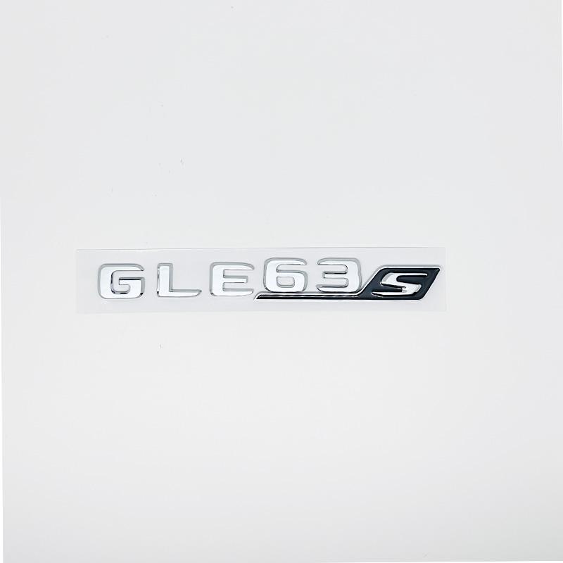 EANDL1 2017 Letters GLE43 GLE53 GLE63 GLE63S V8 Biturbo 4matic+ Emblem for Mercedes Benz AMG Car Side Trunk Rear W166 W167 Logo Sticke