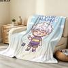 Custom Name,Killua Zoldyck Printed Flannel Blanket, soft throw for bedroom sofa, washable, Christmas present, great gift.