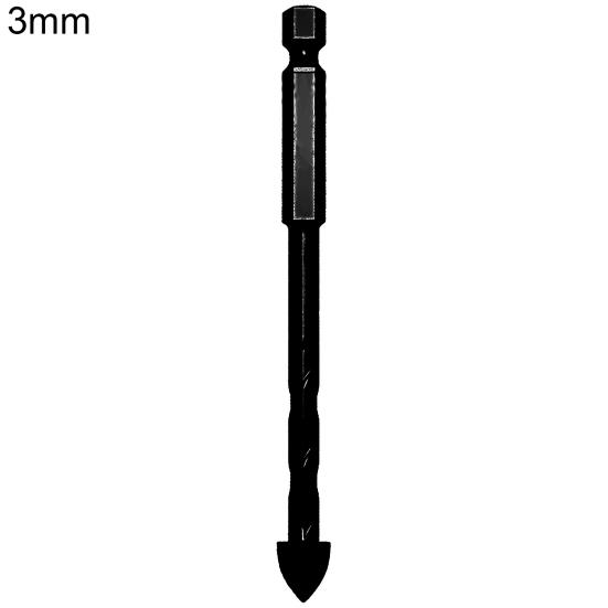 Прецизионное сверло высокой твердости, износостойкое, удлиненное спиральное крестовое сверло с шестигранной головкой для домашнего использования