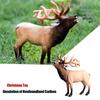 Children's Simulation Wild Animal Model Solid Newfoundland Reindeer Elk Toy Ornaments