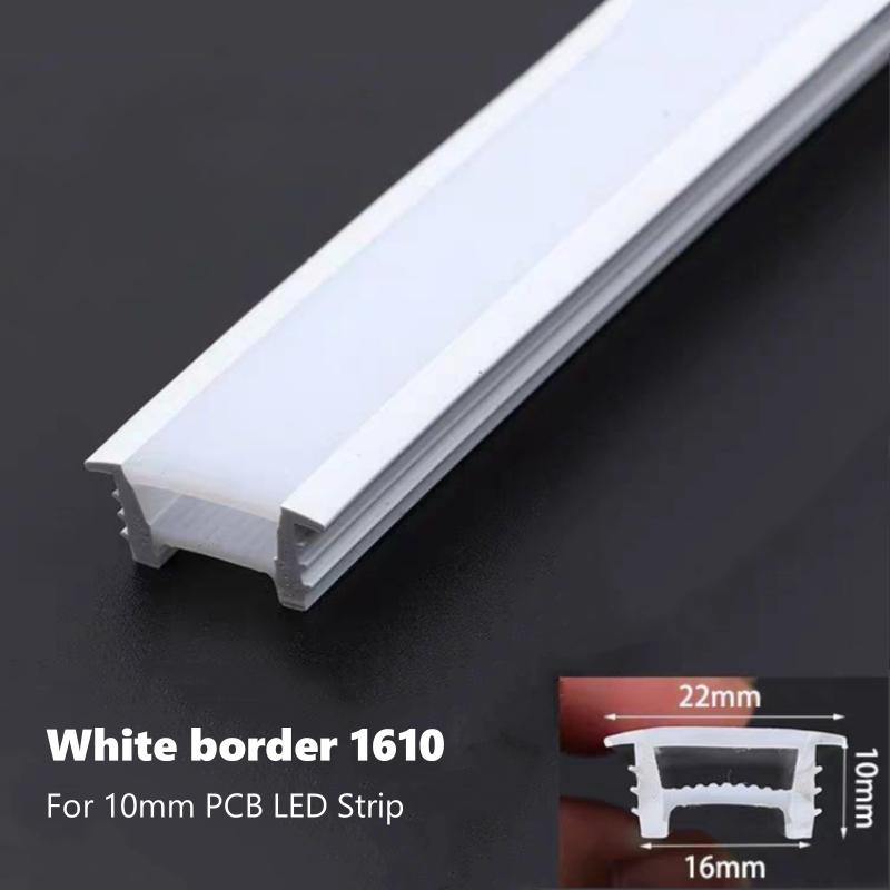 1-10 м гибкая светодиодная неоновая силиконовая трубка встраиваемая белая кайма лента веревка канал диффузор мягкая лента DIY линейный декоративный световой лент