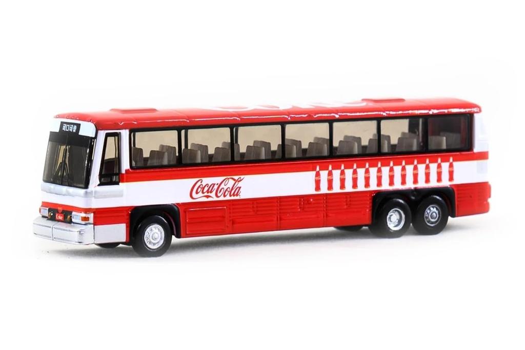 Tiny City Масштаб 96A3 Литая модель 1/110 Одноэтажный автобус Coca-Cola, Автомобиль, Красно-белый