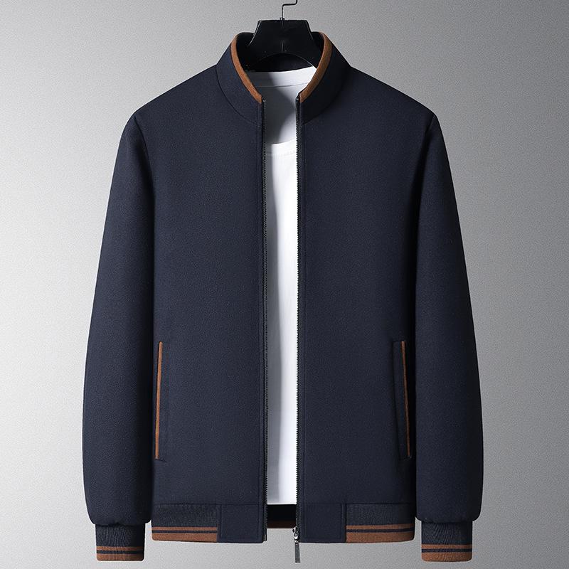 Autumn and Winter Fleece Thickened Men's Premium Business Jacket Fashion Jacket