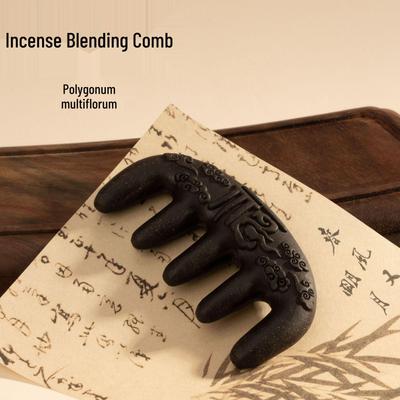 Массажная расческа в древнем стиле с ароматом гуйюань и хе шоу у