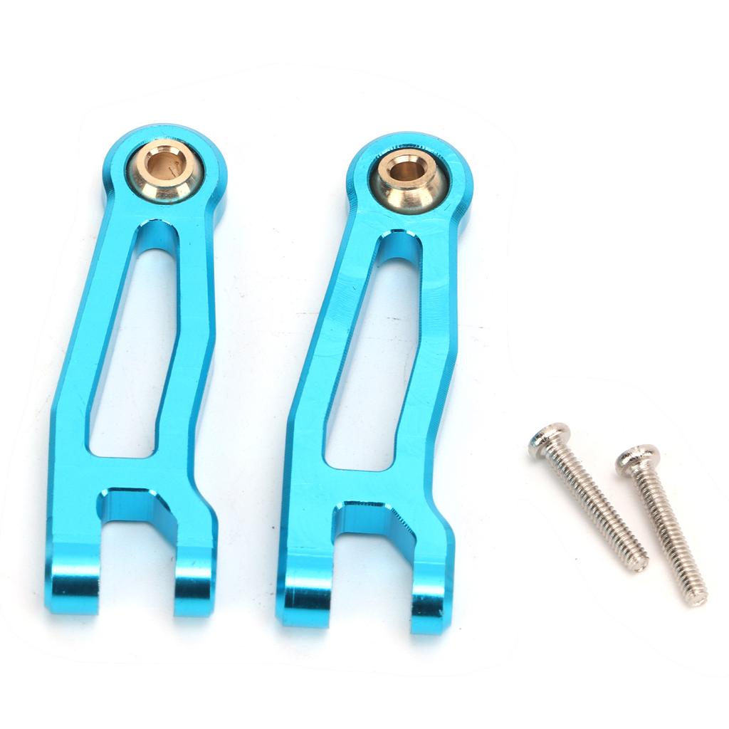 2Pcs RC Car Swing Arm Reduce Bumps High Strength RC Metal Swing Arm for SG1603 SG1604 UD1601 UD16024 1 16 RC CarBlue