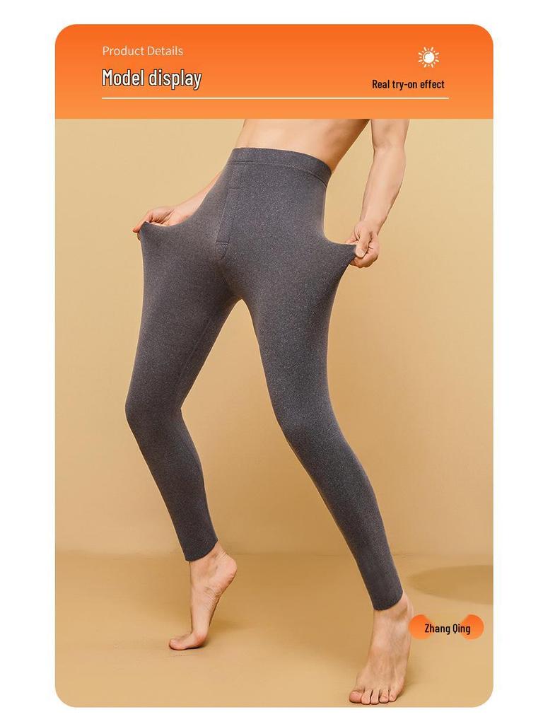 Snow Flying Fleece-Lined Warm Pants: Men's and Women's Autumn/Winter Thickened Hip-Lifting Leggings