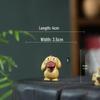 Исинская фиолетовая глина Маленькая желтая уточка Psyduck Чайный питомец Скульптура - Милое Креативное Украшение