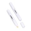 2Pcs White Marker 3.0mm Odorless Opaque Waterproof White Paint Pen for Painting Sketching Illustration