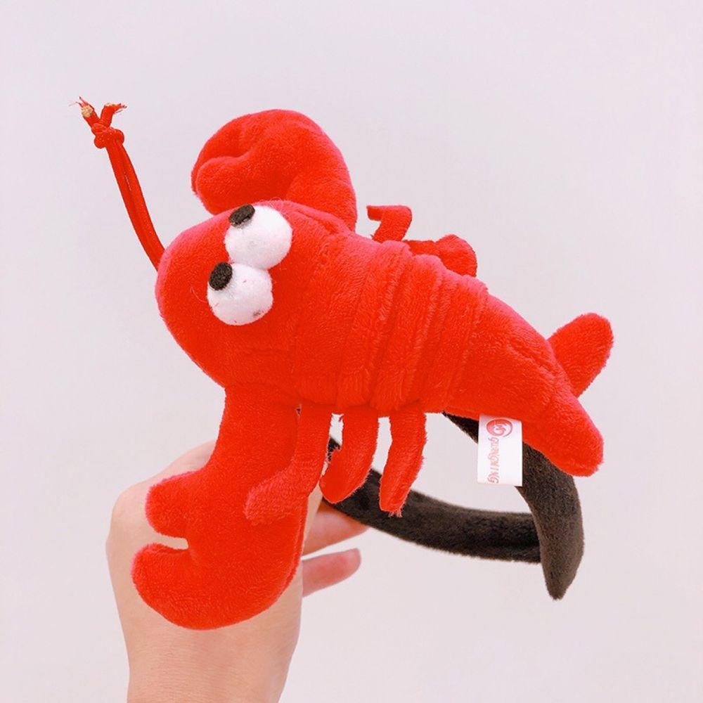 Performance Prop Wash Face Plush Crab Hair Hoop Female Headwear Cartoon Headdress Lobster Headband