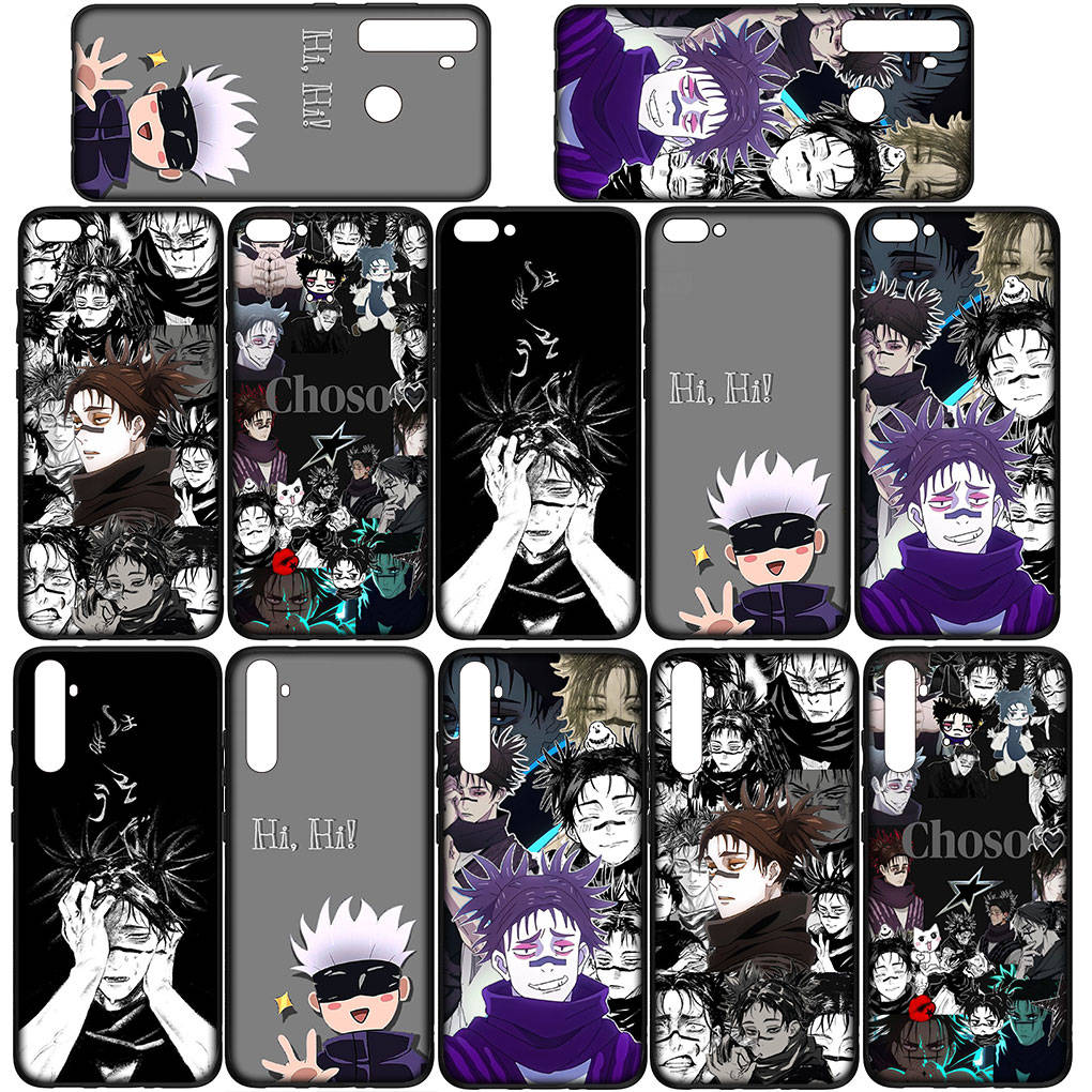 Чехол для iPhone 16 15 Xiaomi Redmi Note 14 13 12 11 Pro Max X 16e Samsung Galaxy S25 S24 S23 Moto OPPO Huawei Jujutsu Choso Kaisen чехол для телефона с рисунком