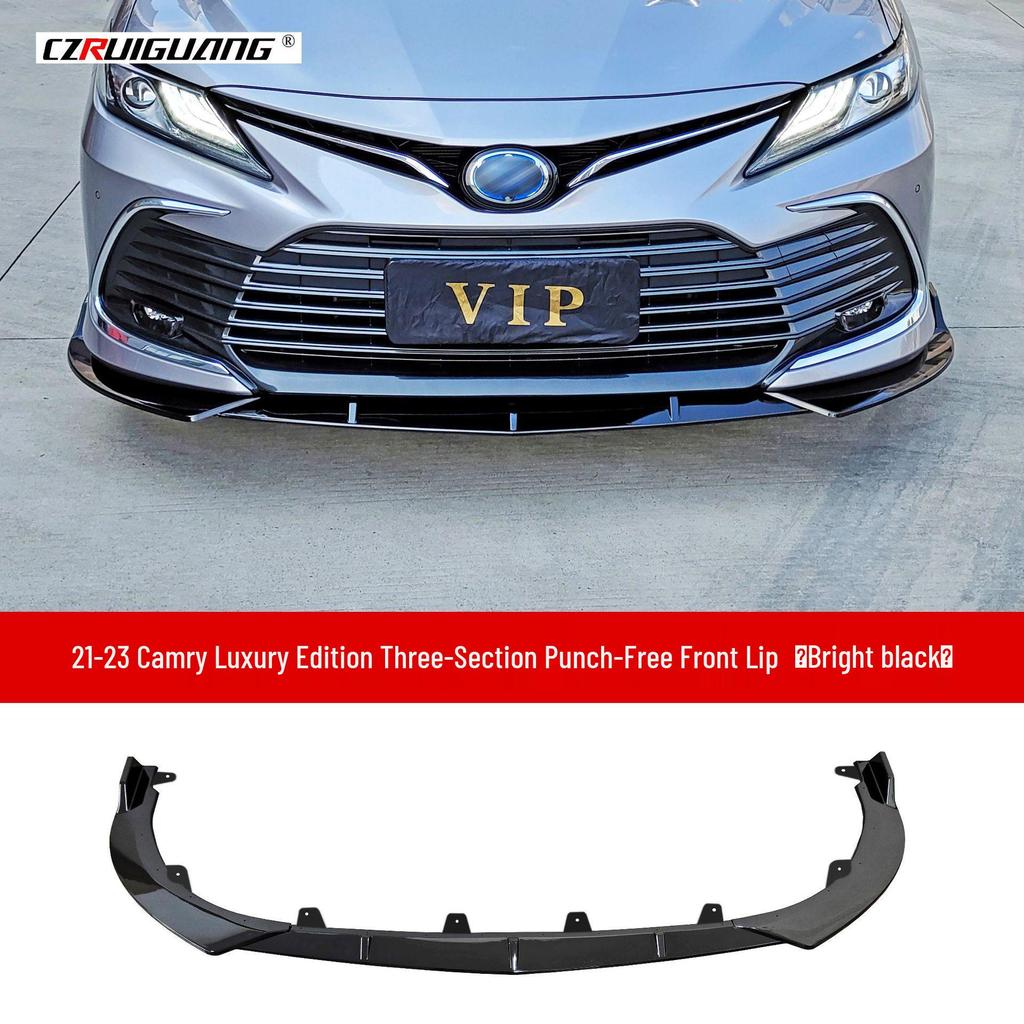 21-23 Toyota Camry Body Kit: Front Lip, Rear Corners, Top Spoiler, Side Skirts
