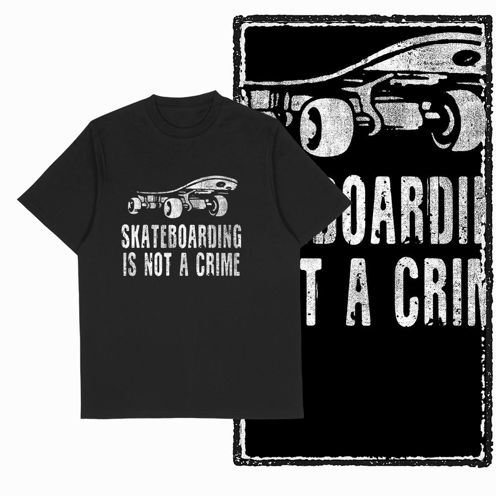 Coolmind YD скейтборд Хлопковая Эксклюзивная Графика Мужская футболка для мужчин хлопок Большой Размер скейт Крутая ЧЕРНАЯ мужская оригинальная футболка